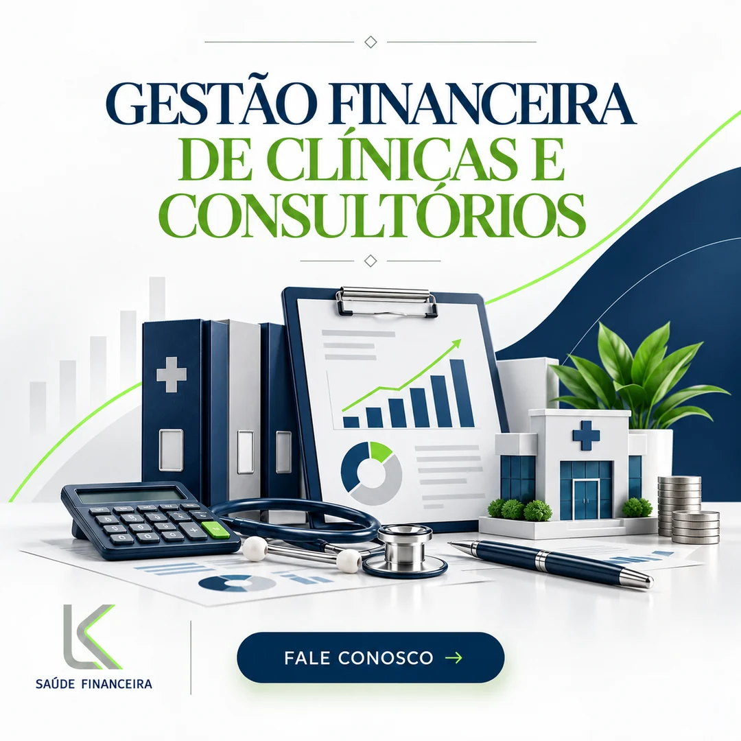 Arte do serviço Gestão Financeira de Clínicas e Consultórios