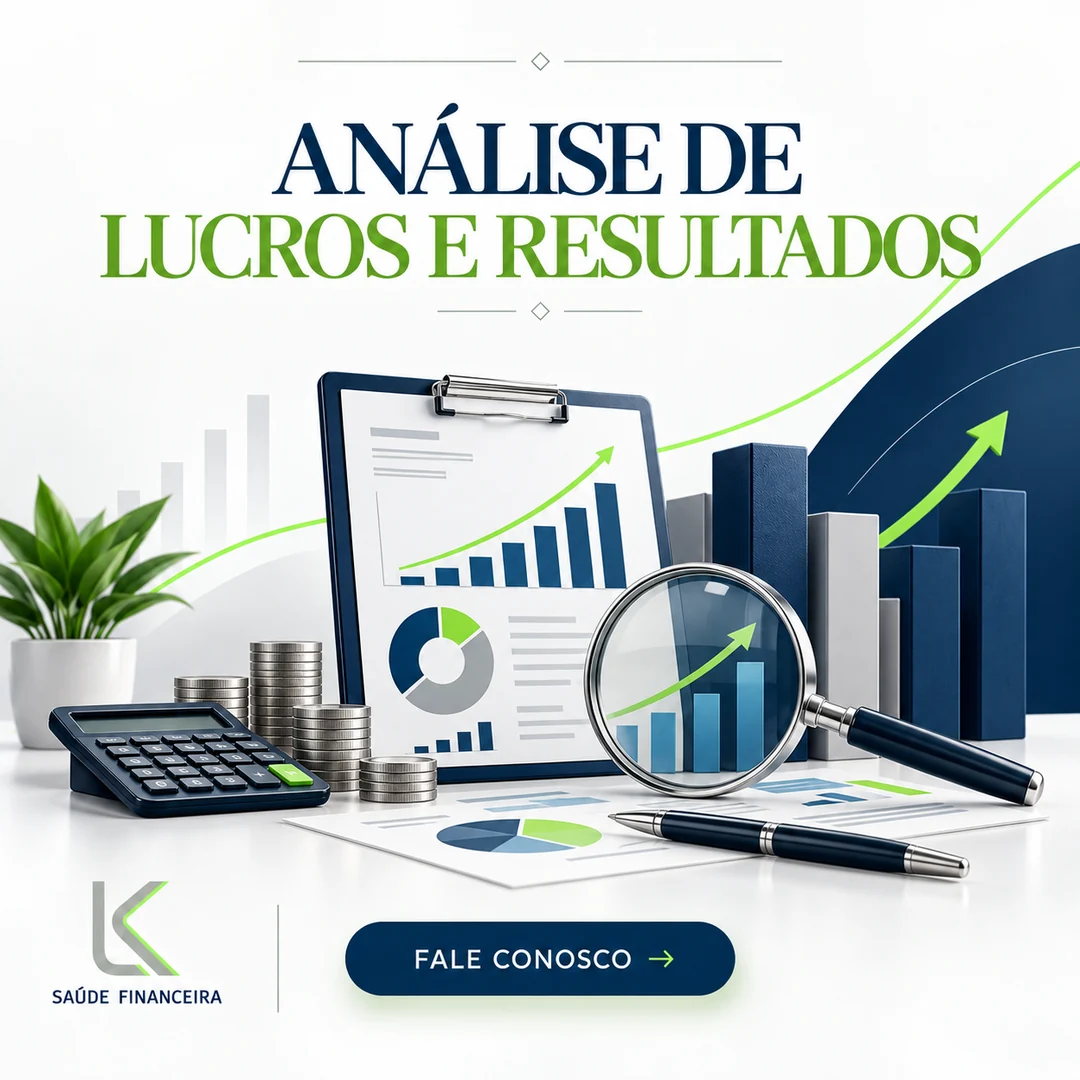 Arte do serviço Análise de Lucros e Resultados